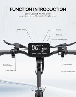 900W Electric Scooter for Adults 30MPH 30Miles 11 Off-Road Foldable E-Scooter