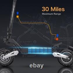 900W Electric Scooter for Adults 30MPH 30Miles 11 Off-Road Foldable E-Scooter
