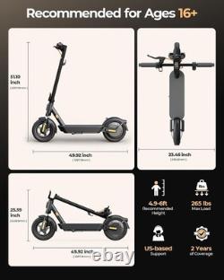 900W Electric Scooter for Adults 44 Miles Range 20MPH 12 Tires Dual Suspension