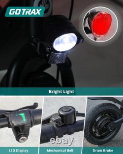 A3 Electric Scooter with Seat for Adults, 350W Motor, 15.5MPH Top Speed, Max 9.5