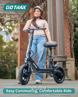 A3 Electric Scooter with Seat for Adults, 350W Motor, 15.5MPH Top Speed, Max 9.5