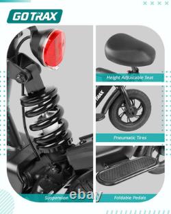 A3 Electric Scooter with Seat for Adults, 350W Motor, 15.5MPH Top Speed, Max 9.5