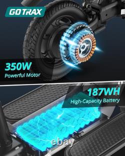 A3 Electric Scooter with Seat for Adults, 350W Motor, 15.5MPH Top Speed, Max 9.5