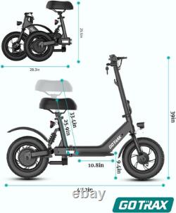 A3 Electric Scooter with Seat for Adults, 350W Motor, 15.5MPH Top Speed, Max 9.5