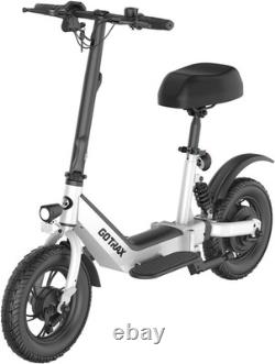 A3 Electric Scooter with Seat for Adults, 350W Motor, 15.5MPH Top Speed, Max 9.5