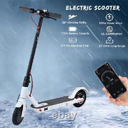 ADULT ELECTRIC SCOOTER 600W Motor 35KM/H LONG RANGE 30KM HIGH SPEED White