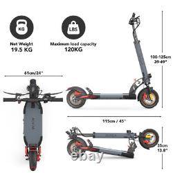 AOKDA A1 800W 28mph Folding Electric Scooter Adults E-Scooter Battery 48V 12.5Ah