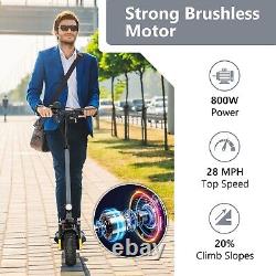 AOKDA Electric Scooter Adults Motorized Kick Scooter 28mph Max Speed 800W