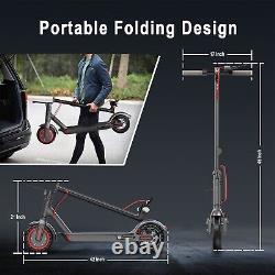 AOVOPRO 2025 350W High-Speed Electric Scooter for Adults, 8.5 Solid Tire 30KM