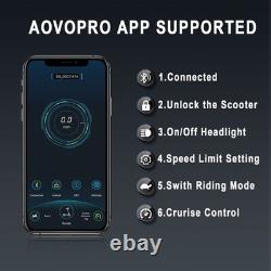 AOVOPRO 350W 8.5' Foldable Electric Scooter for Adults and Child, 21 Miles Range