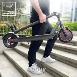 AOVOPRO 350W Adult Electric Scooter 30Miles Long Range 19MPH Kick eScooter