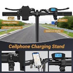 AOVOPRO 500W Adults Electric Scooter 28Mi Long Range 10.5ah Folding With Seat