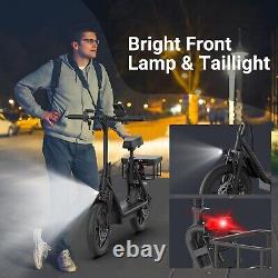 AOVOPRO 500W Electric Scooter Comfortable Seat & Storage Basket 28 Miles Range