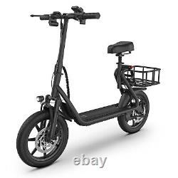AOVOPRO 500W Electric Scooter with Seat, Max 28Miles 22MPH Commuting E Scooter