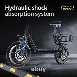 AOVOPRO 500W Electric Scooter with Seat, Max 28Miles 22MPH Commuting E Scooter