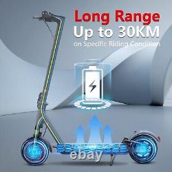 AOVOPRO AP07 Electric Scooter 10.5AH Dual Suspension Turn Signals Foldable 19MPH