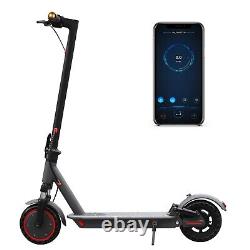 AOVOPRO AP07 Electric Scooter 350W Dual Suspension Turn Signals Foldable 19MPH