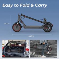 AOVOPRO Adult Electric Scooter, 500W Dual Shock Absorber Foldable E-SCOOTER
