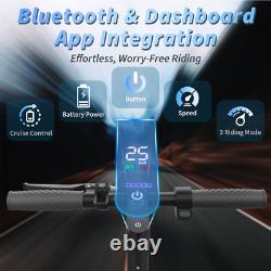 AOVOPRO Adults Electric Scooter Foldable Scooter App &Double Shock Absorption