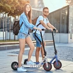 AOVOPRO Blue 350W 8.5' Foldable Electric Scooter for Adults & Teens 21Miles