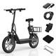 AOVOPRO ESBSPRO Electric Scooter Foldable withSeat, 500W 22.5Ah 22mph 49 Miles