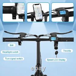 AOVOPRO ESBSPRO Electric Scooter Foldable withSeat, 500W 22.5Ah 22mph 49 Miles