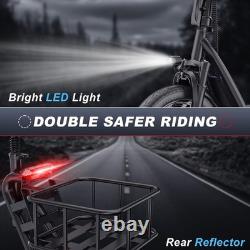 AOVOPRO ESBSPRO Electric Scooter with Seat, Commuter Foldable, 500W 22.5Ah 22mph