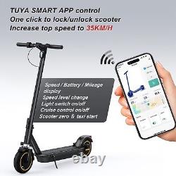 AOVOPRO ESMAX Electric Scooter Quadruple Shock Absorption, 500W 21MPH 14,5AH