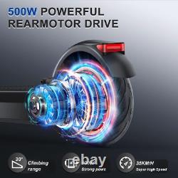 AOVOPRO ESMAX Electric Scooter Quadruple Shock Absorption, 500W 21MPH 14,5AH