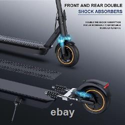 AOVOPRO ESMAX Electric Scooter Quadruple Shock Absorption, 500W 21MPH 14,5AH