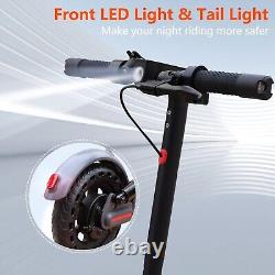 AOVOPRO Electric Scooter 10.4AH Dual Suspension Turn Signals Foldable 19MPH