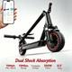 AOVOPRO Electric Scooter 10.5AH Dual Suspension Foldable 19MPH shock absorption