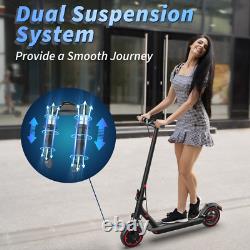AOVOPRO Electric Scooter 10.5AH Dual Suspension Foldable 19MPH shock absorption