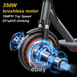 AOVOPRO Electric Scooter 10.5AH Dual Suspension Foldable 19MPH shock absorption
