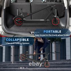 AOVOPRO Electric Scooter 10.5AH Dual Suspension Foldable 19MPH shock absorption