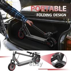 AOVOPRO Electric Scooter 10.5AH Dual Suspension Foldable 19MPH shock absorption
