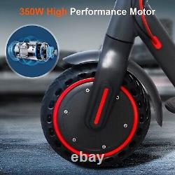 AOVOPRO Electric Scooter, 350W Motor, Max Speed 31KM/H, 30KM Range, E Scooter