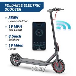 AOVOPRO Electric Scooter Adults, 350W Up to 31KM/H, 19 Miles Foldable E-Scooter