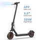 AOVOPRO Electric Scooter Adults Teens Folding E-Scooter Commuter with Suspension