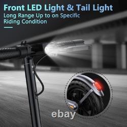 AOVOPRO Electric Scooter Adults Teens Folding E-Scooter Commuter with Suspension