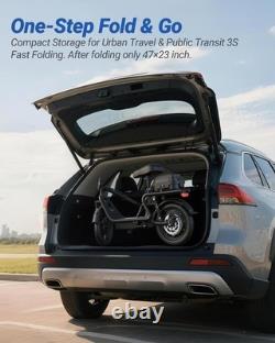 AOVOPRO Electric Scooter Adults with Seat & Luggage Peak 750W 48V 10.4Ah 14