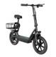 AOVOPRO Electric Scooter with Seat, Commuter Foldable, 500W 10.4Ah Battery 22mph