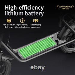 AOVOPRO Electric Scooter with Seat, Commuter Foldable, 500W 22.5Ah Battery 22mph