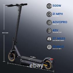 AOVOPRO Folding Electric Scooter 10 500W Up to 28Miles 22Mph 14.5ah E-scooter