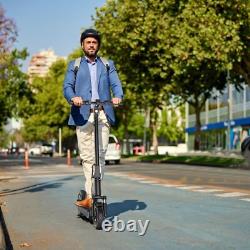 AOVOPRO Folding Electric Scooter Adult ESMAX, 500W 42V 14.5AH 10inch tire 22MPH