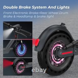 AOVOPRO TMAX 500W 10' Foldable Electric Scooter, 22MPH with Dual Braking System