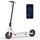 AOVOPRO White 350W 8.5' Foldable Electric Scooter for Adults and Child 19Miles