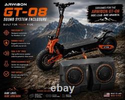 ARWIBON GT-08 E-Scooter Custom Dual 5.25 Speaker Enclosure