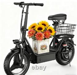 ASKGO Adult Electric Scooter With Seat Commuter Foldable 1200W 15Ah Battery 30mph