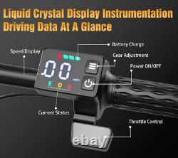 ASKGO Adult Electric Scooter With Seat Commuter Foldable 1200W 15Ah Battery 30mph